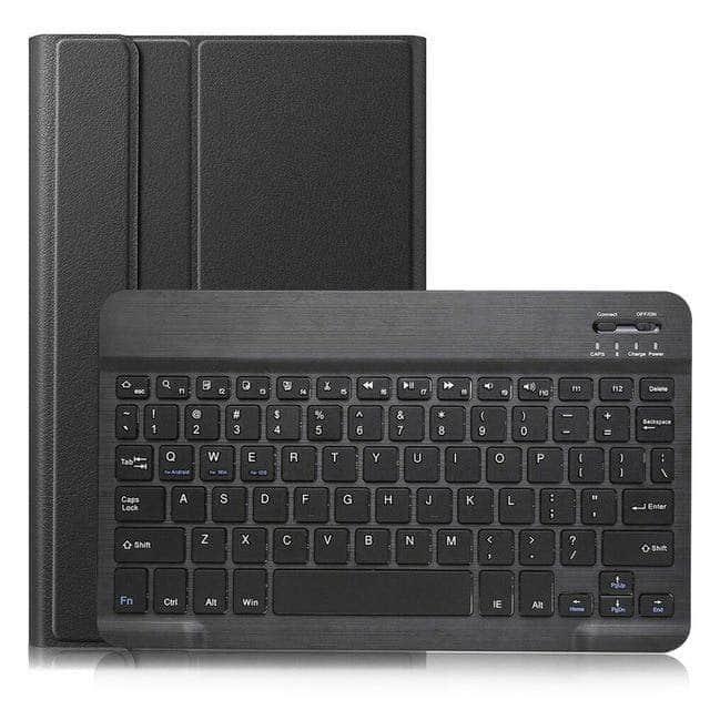 Leather Wireless Bluetooth Keyboard Samsung Galaxy Tab A 8.0 2019 S-Pen SM-T290 SM-T295 Case - CaseBuddy