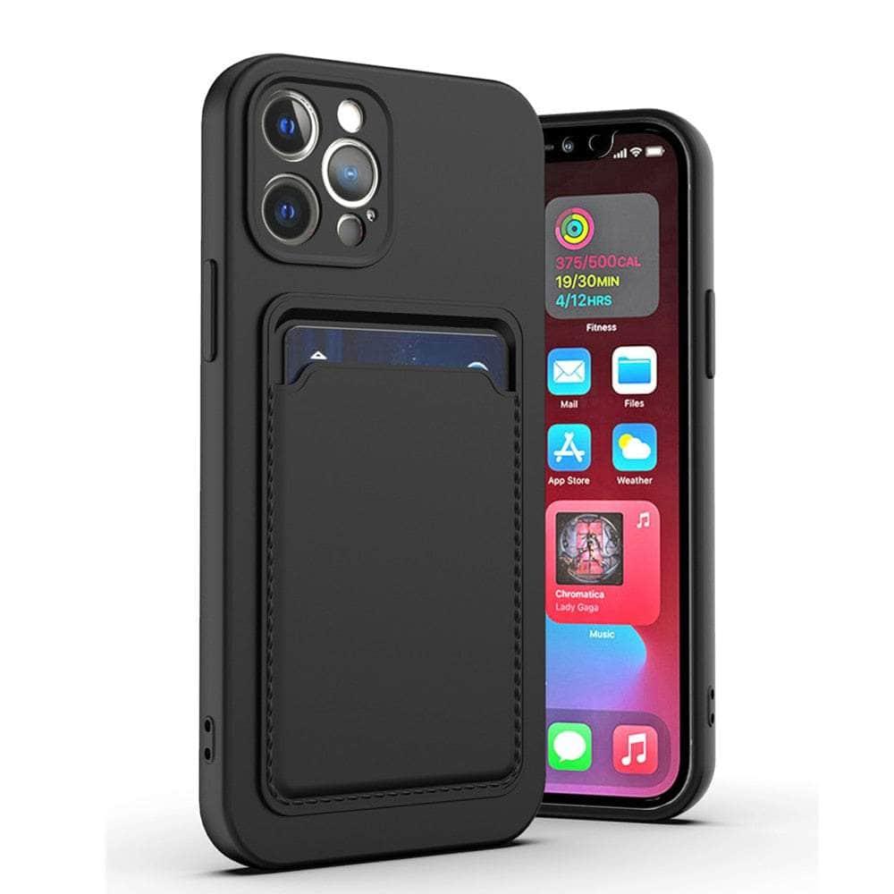 Casebuddy Liquid Silicone iPhone 14 Max Wallet Case