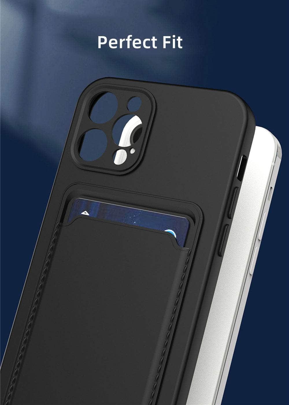 Casebuddy Liquid Silicone iPhone 14 Max Wallet Case