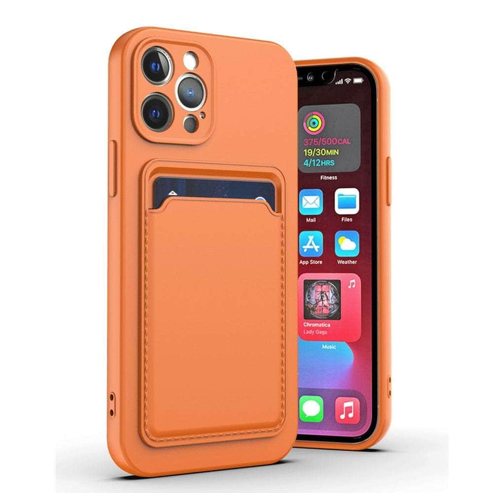 Casebuddy Liquid Silicone iPhone 14 Pro Max Wallet Case