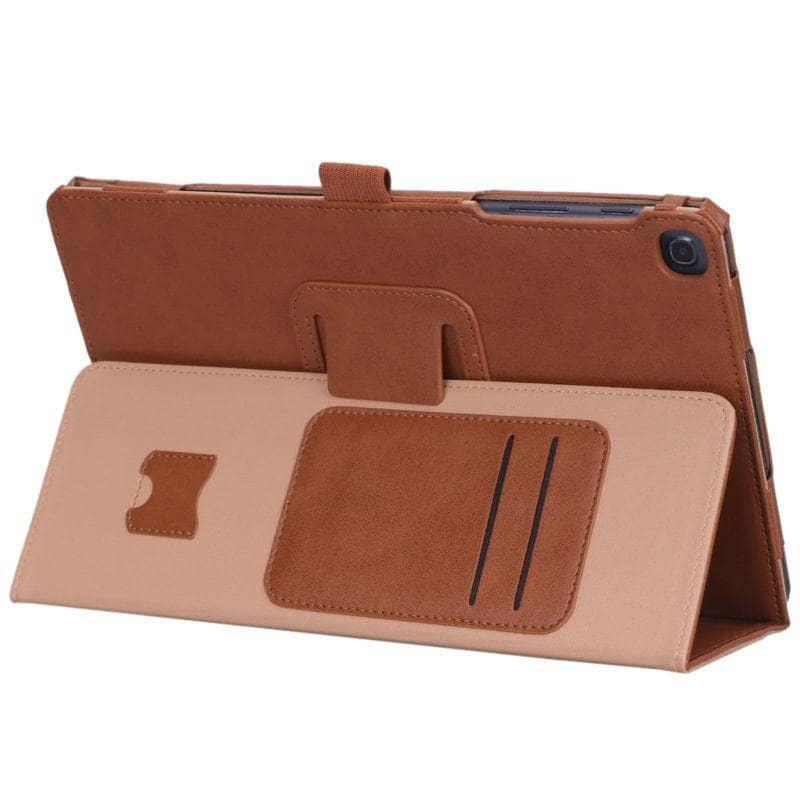 Luxury Galaxy Tab A 10.1 T510 T515 (2019) Leather Look Hand Holder Stand - CaseBuddy