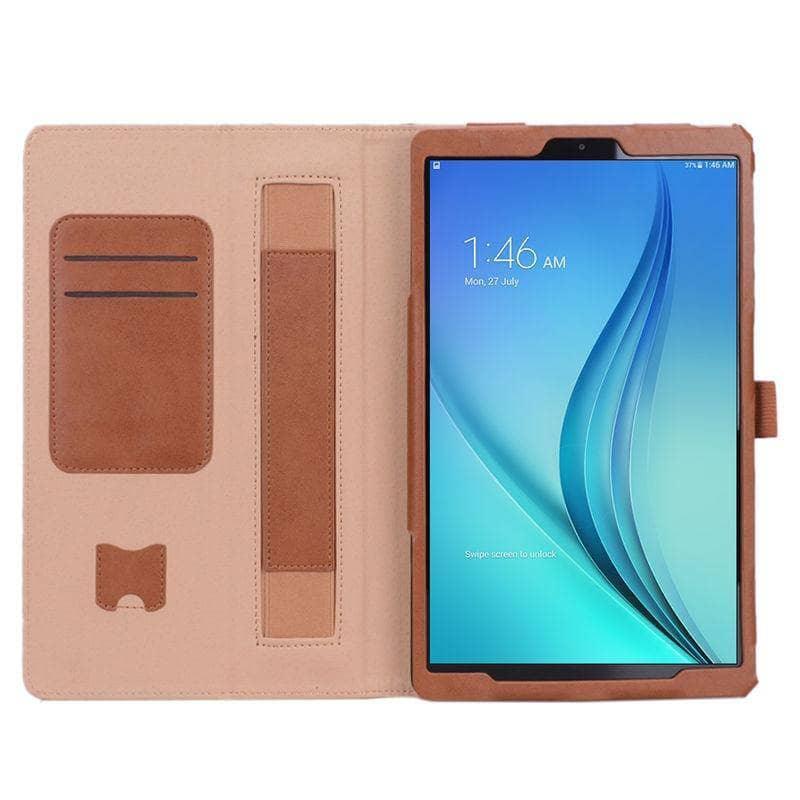 Luxury Galaxy Tab A 10.1 T510 T515 (2019) Leather Look Hand Holder Stand - CaseBuddy