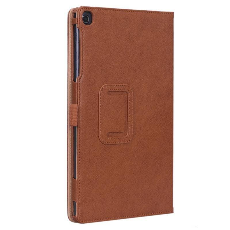 Luxury Galaxy Tab A 10.1 T510 T515 (2019) Leather Look Hand Holder Stand - CaseBuddy