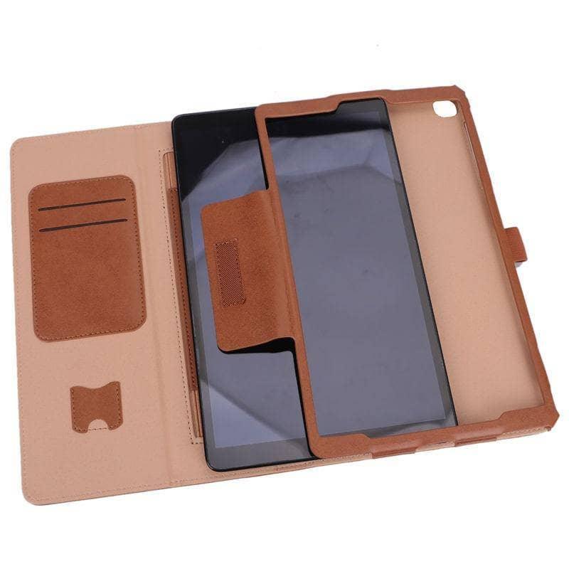 Luxury Galaxy Tab A 10.1 T510 T515 (2019) Leather Look Hand Holder Stand - CaseBuddy