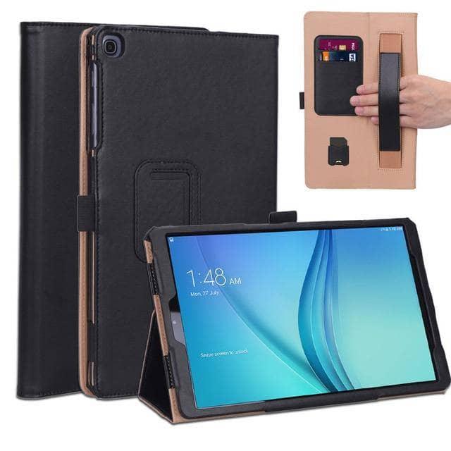 Luxury Galaxy Tab A 10.1 T510 T515 (2019) Leather Look Hand Holder Stand - CaseBuddy