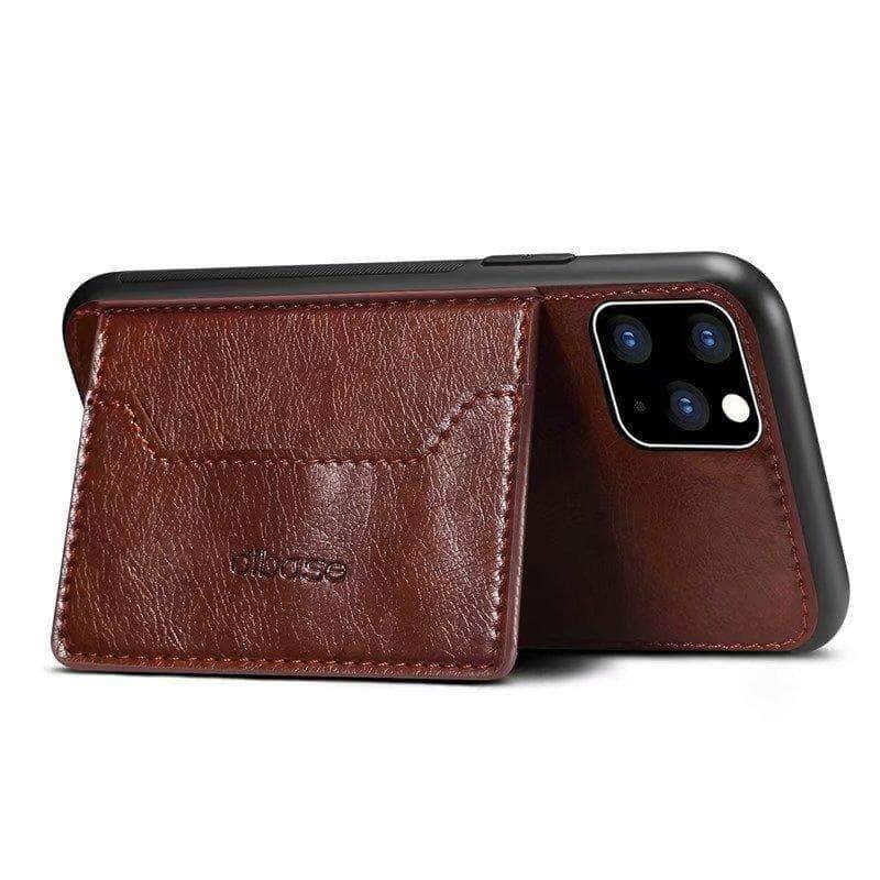 Luxury High Quality Wallet Credit Card Slot Leather Back Cover Case For iPhone 11 Pro Max Case - CaseBuddy