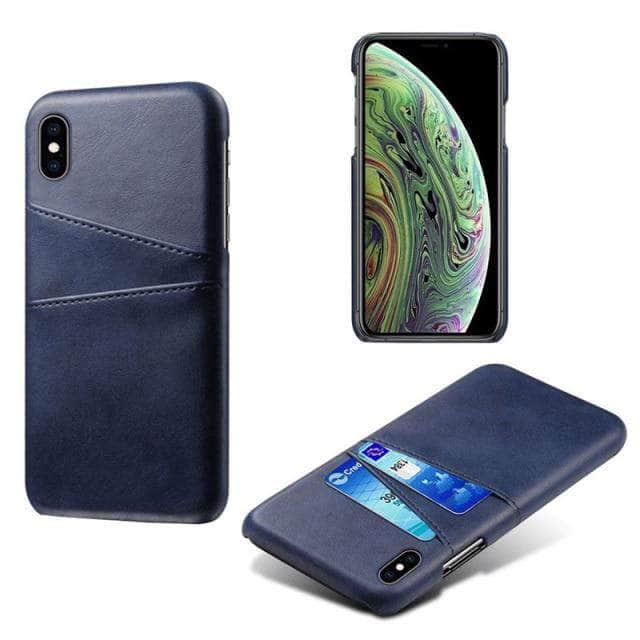 CaseBuddy Australia Casebuddy For iPhone 13 / Sapphire Luxury iPhone 13 & 13 Pro Card Holder Case