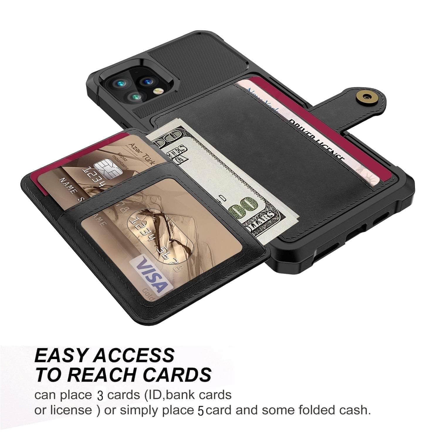 CaseBuddy Australia Casebuddy Luxury Wallet iPhone 13 Pro Cards Case