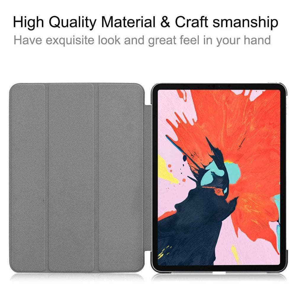 Magnetic Case iPad Pro 12.9 2018 (3th Gen) Leather Look Flip Auto Sleep/Wake