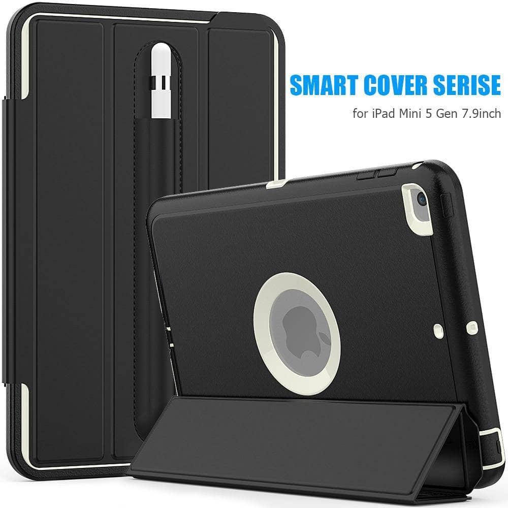 Magnetic Smart Sleep Awake Trifold Cover Case iPad Mini 5 2019  A2133 - CaseBuddy