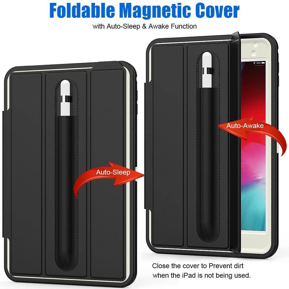 Magnetic Smart Sleep Awake Trifold Cover Case iPad Mini 5 2019  A2133 - CaseBuddy