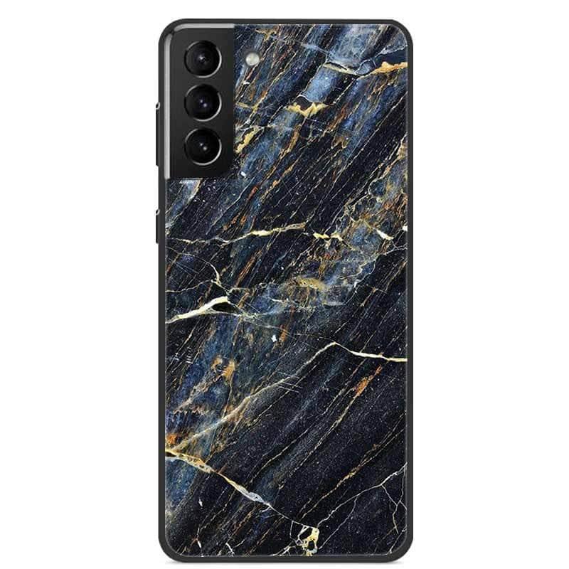 CaseBuddy Australia Casebuddy Marble Soft Silicone Back S22 Cover