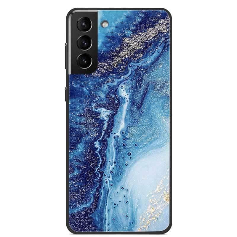 CaseBuddy Australia Casebuddy Marble Soft Silicone Back S22 Cover