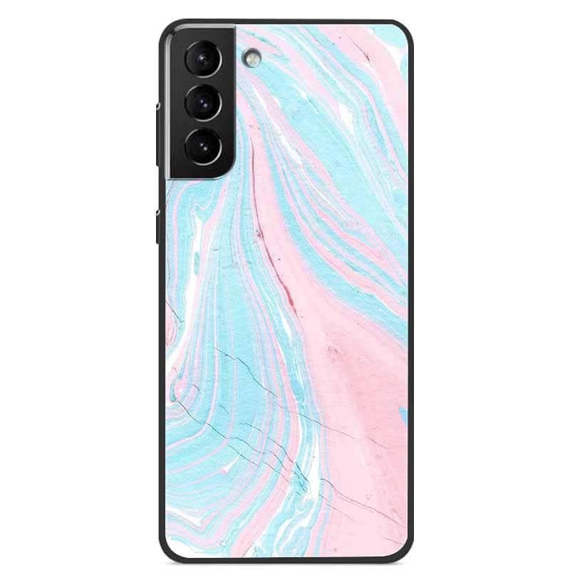 CaseBuddy Australia Casebuddy Marble Soft Silicone Back S22 Cover