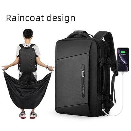 Casebuddy Regular / 17 Inches Mark Ryden 17" Raincoat USB Recharging Multi-layer Backpack