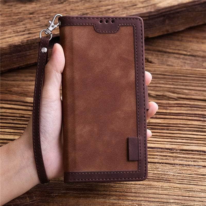 CaseBuddy Australia Casebuddy Matte Leather iPhone SE 2022 Wallet Flip Case