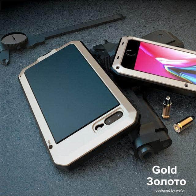 CaseBuddy Australia Casebuddy For iPhone 13 ProMax / Gold Metal Soft Silicone iPhone 13 Pro Max Full Protective Bumper Cover