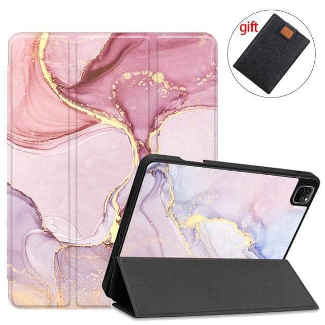 CaseBuddy Australia Casebuddy IPTPU02 / 2021 Pro 11 3rd Gen MTT iPad Pro 11 (2021) Pencil Magnetic TriFold Smart Stand Case