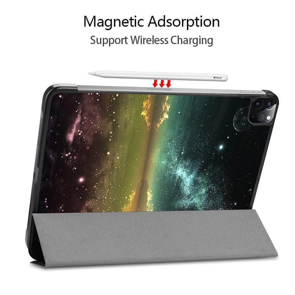 CaseBuddy Australia Casebuddy MTT iPad Pro 12.9 (2018/2020) Pencil Magnetic TriFold Smart Stand Case