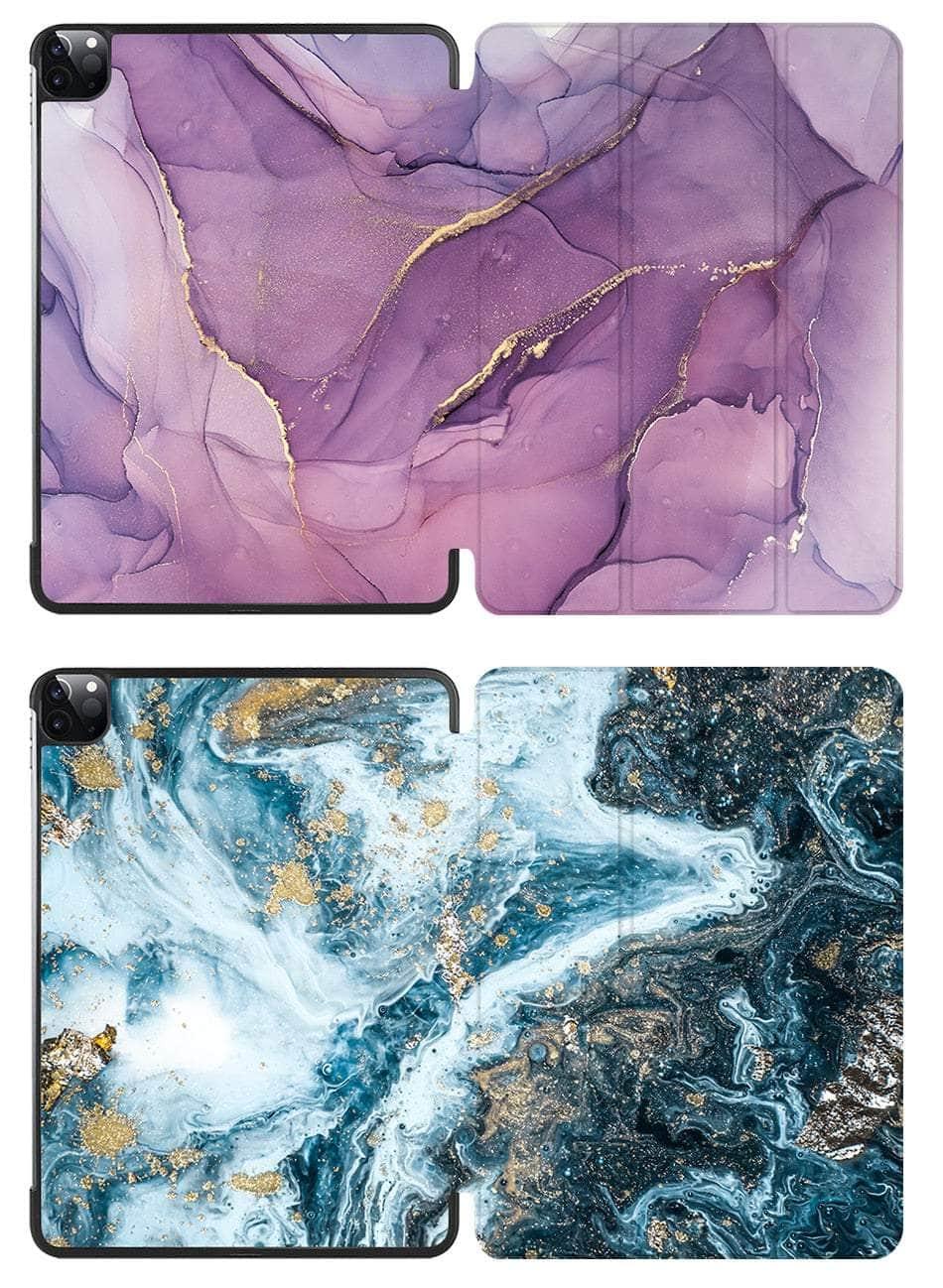 Casebuddy MTT Marble iPad Pro 11 Vegan Leather Flip Stand