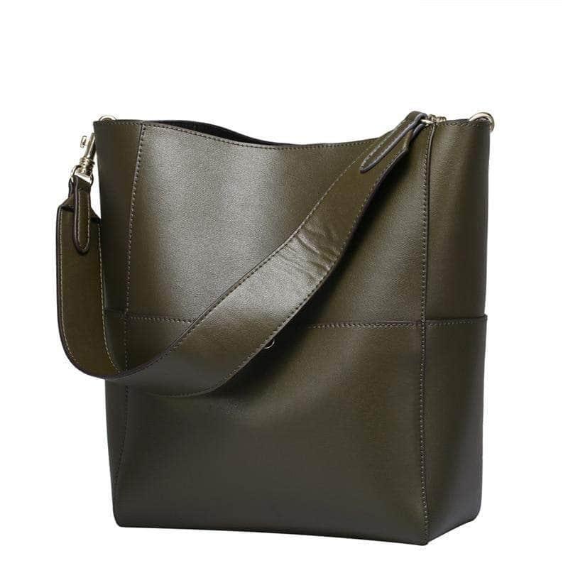 CaseBuddy Australia Casebuddy Nesitu Design Split Leather Women Shoulder Bag