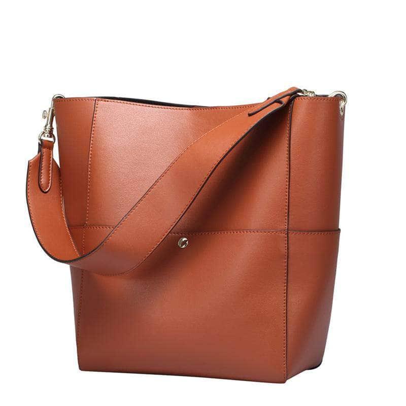 CaseBuddy Australia Casebuddy Nesitu Design Split Leather Women Shoulder Bag