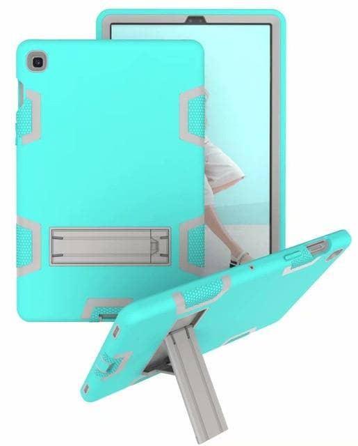 New 360 Full Protection CaseGalaxy Tab A 10.1 2019 T510 T515 Shockproof Heavy Duty Silicone Hard Stand - CaseBuddy