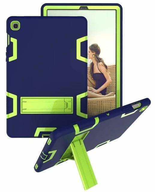 New 360 Full Protection CaseGalaxy Tab A 10.1 2019 T510 T515 Shockproof Heavy Duty Silicone Hard Stand - CaseBuddy