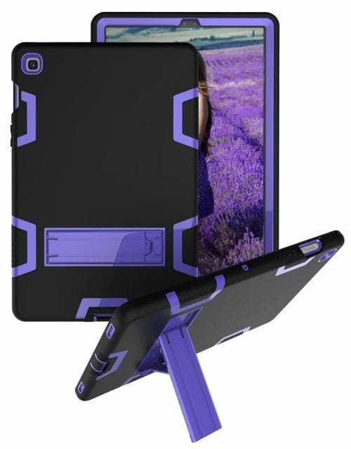 New 360 Full Protection CaseGalaxy Tab A 10.1 2019 T510 T515 Shockproof Heavy Duty Silicone Hard Stand - CaseBuddy