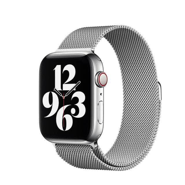 CaseBuddy Australia Casebuddy silver / 42mm 44mm 45mm Nylon Loop Watch Strap Apple Watch 38/40/41mm 42/44/45mm Band