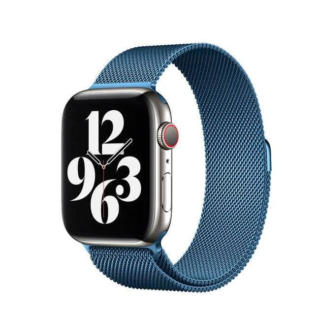 CaseBuddy Australia Casebuddy sky blue / 42mm 44mm 45mm Nylon Loop Watch Strap Apple Watch 38/40/41mm 42/44/45mm Band