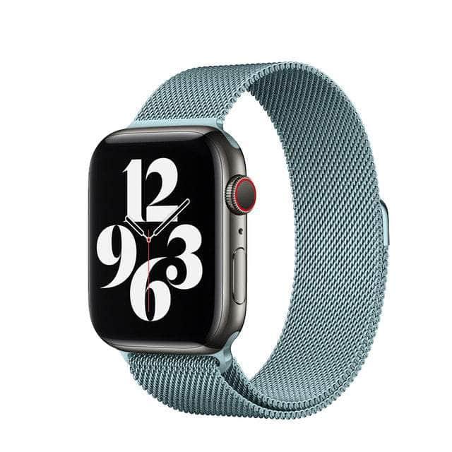 CaseBuddy Australia Casebuddy Soft blue / 42mm 44mm 45mm Nylon Loop Watch Strap Apple Watch 38/40/41mm 42/44/45mm Band