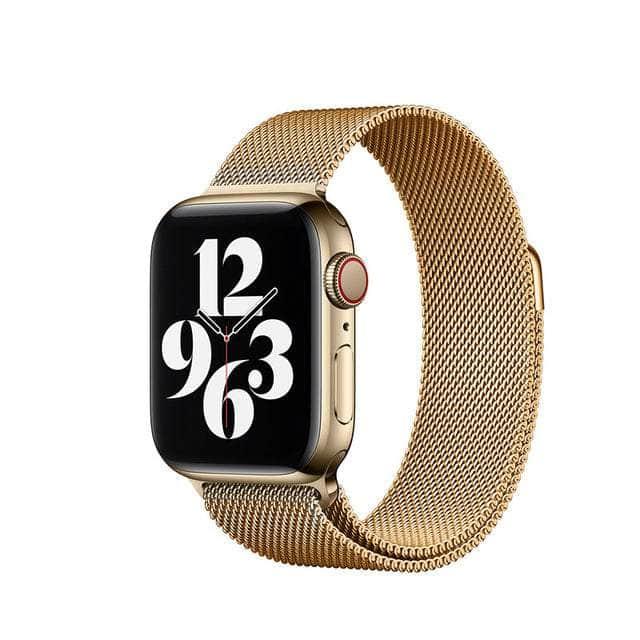 CaseBuddy Australia Casebuddy gold / 42mm 44mm 45mm Nylon Loop Watch Strap Apple Watch 38/40/41mm 42/44/45mm Band