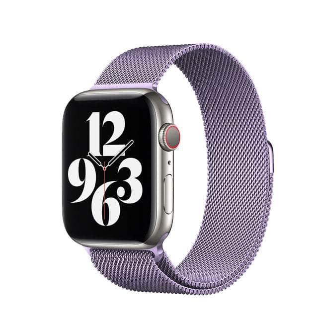 CaseBuddy Australia Casebuddy Light purple / 42mm 44mm 45mm Nylon Loop Watch Strap Apple Watch 38/40/41mm 42/44/45mm Band