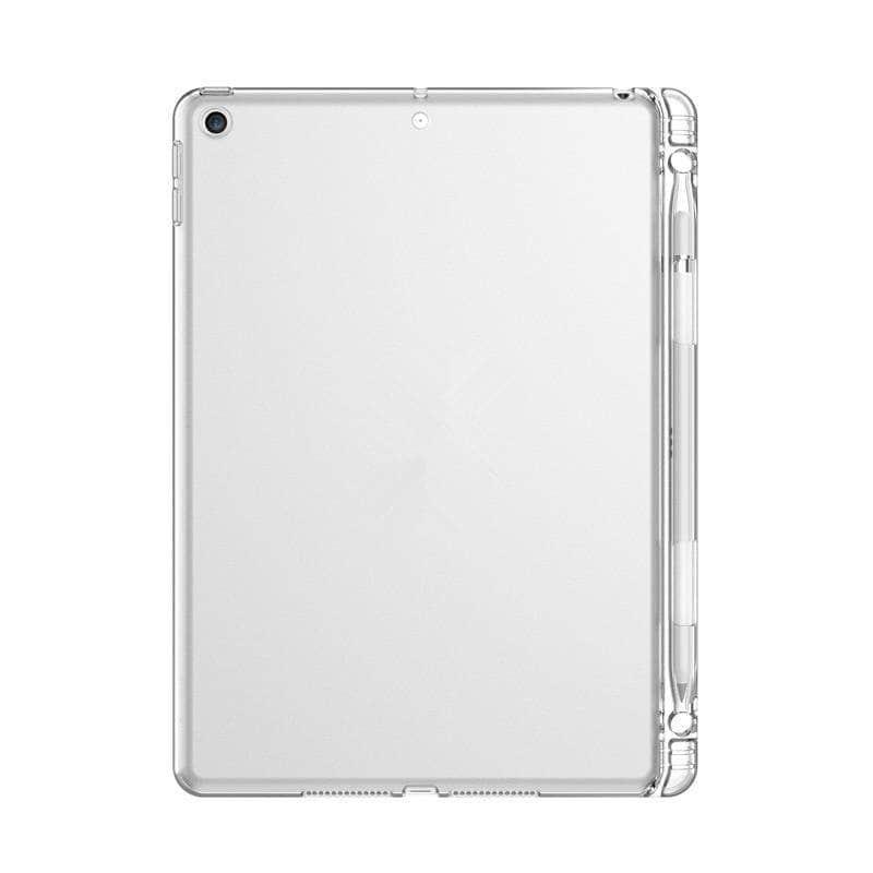 Pencil Holder Back Case iPad Air 4 10.9 2020 TPU Silicone Transparent - CaseBuddy