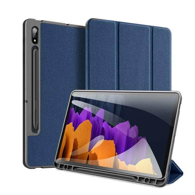 CaseBuddy Australia Casebuddy Dark blue / S8 Plus 12.4 inch Pencil Holder Galaxy Tab S8 Plus 12.4 X800 Cover