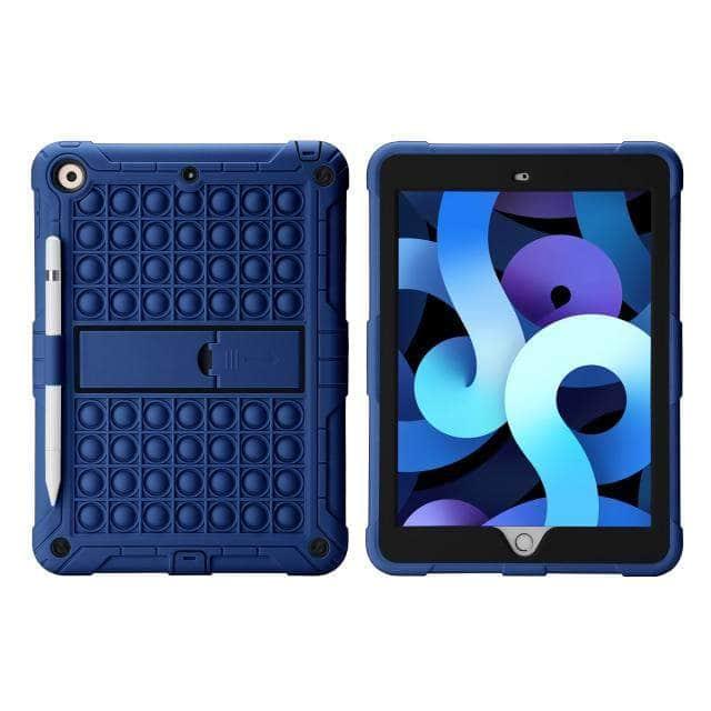 CaseBuddy Australia Casebuddy Blue / ipad 9th(2021)10.2 Pop Push It iPad 9 Bubble Non-toxic Soft Silicone Case