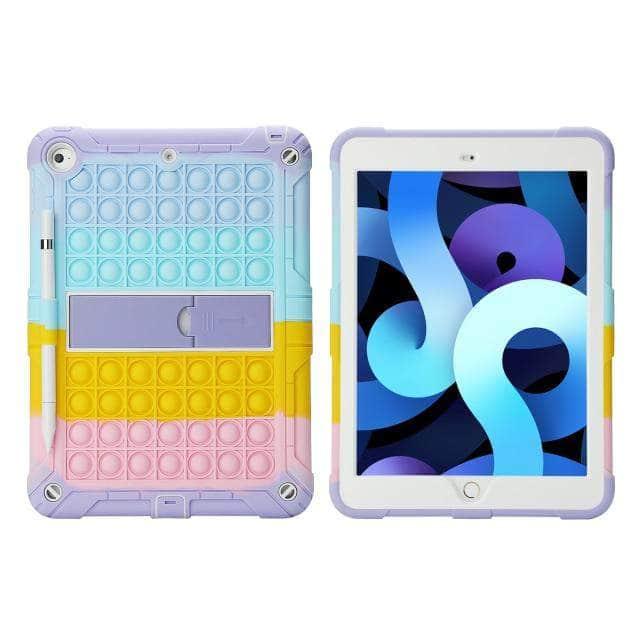 CaseBuddy Australia Casebuddy XC-Blue / ipad 9th(2021)10.2 Pop Push It iPad 9 Bubble Non-toxic Soft Silicone Case