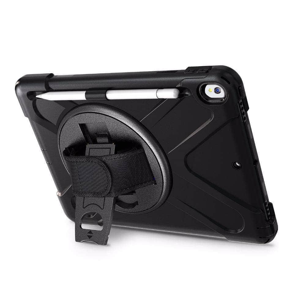 CaseBuddy Casebuddy Premium Armor Shockproof Hand Shoulder Strap Case iPad Air 3 2019 with Pencil Holder