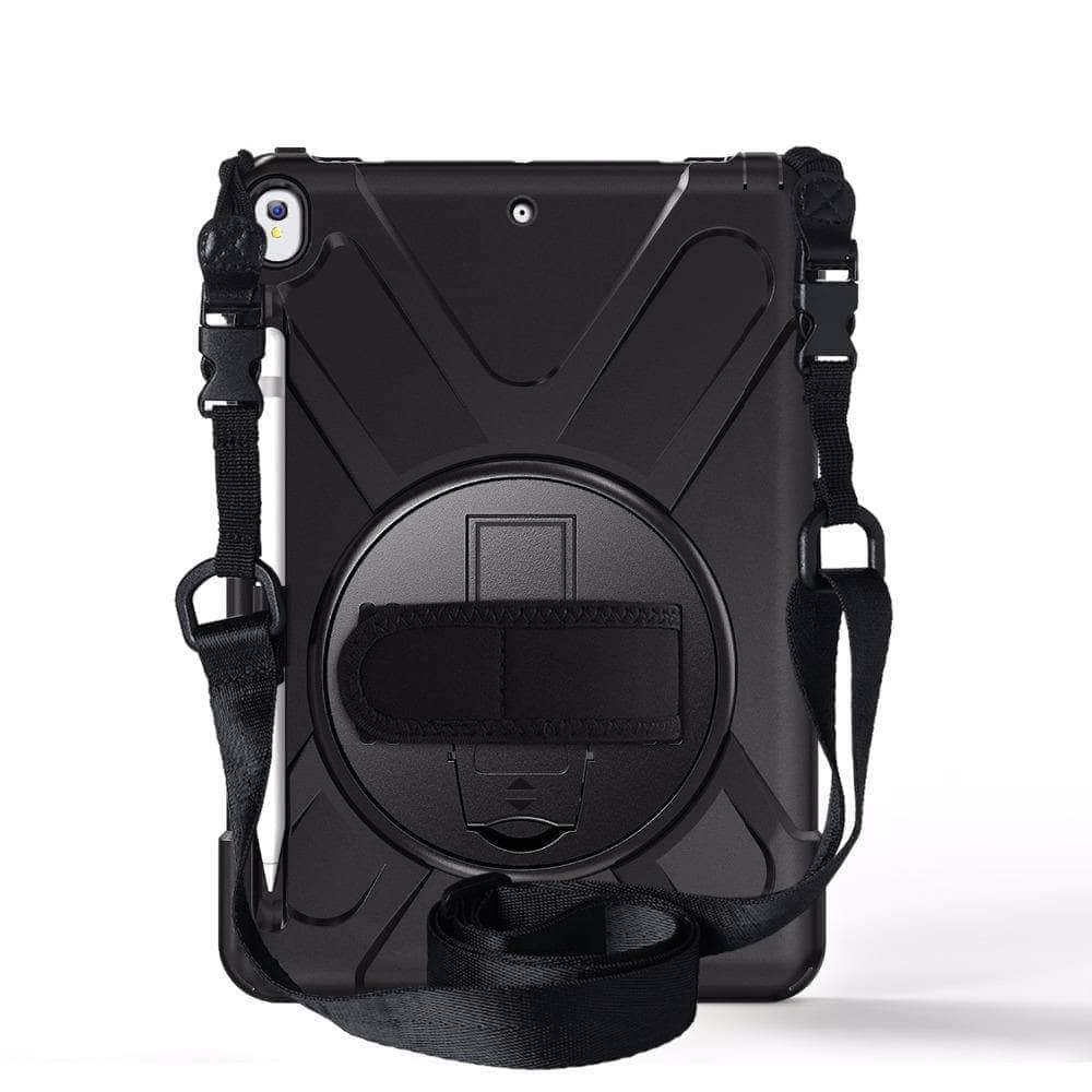 CaseBuddy Casebuddy Premium Armor Shockproof Hand Shoulder Strap Case iPad Air 3 2019 with Pencil Holder