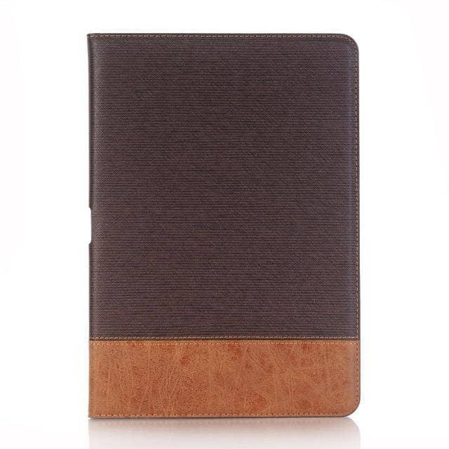 Premium Leather Look Cross Pattern Case iPad Air 3 2019 Smart Sleep Awake - CaseBuddy