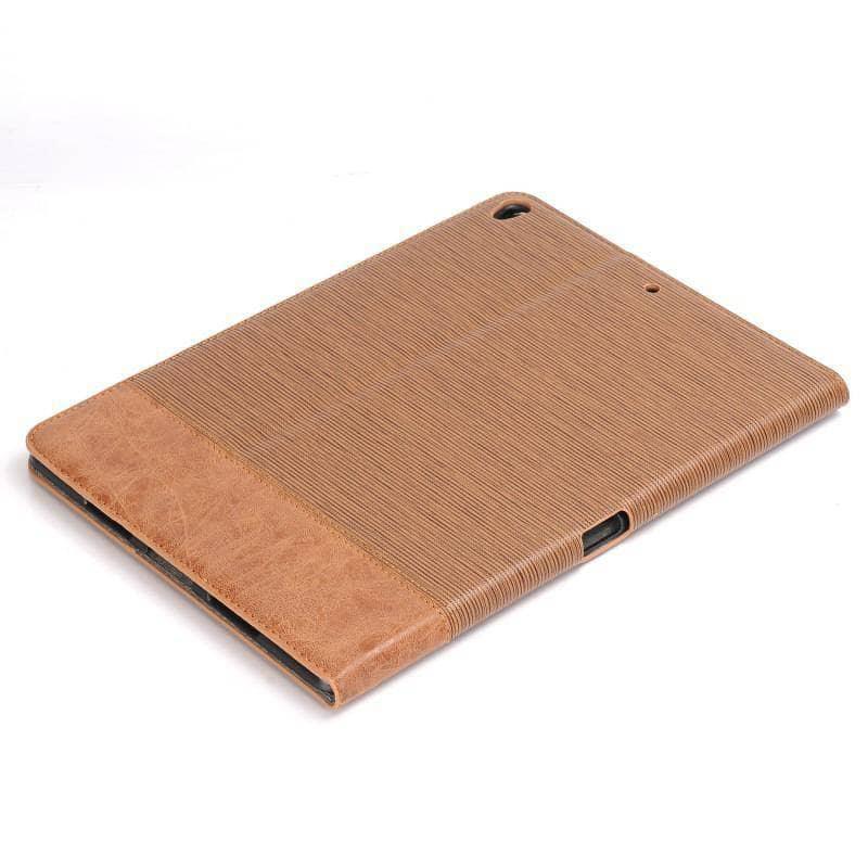 Premium Leather Look Cross Pattern Case iPad Air 3 2019 Smart Sleep Awake - CaseBuddy