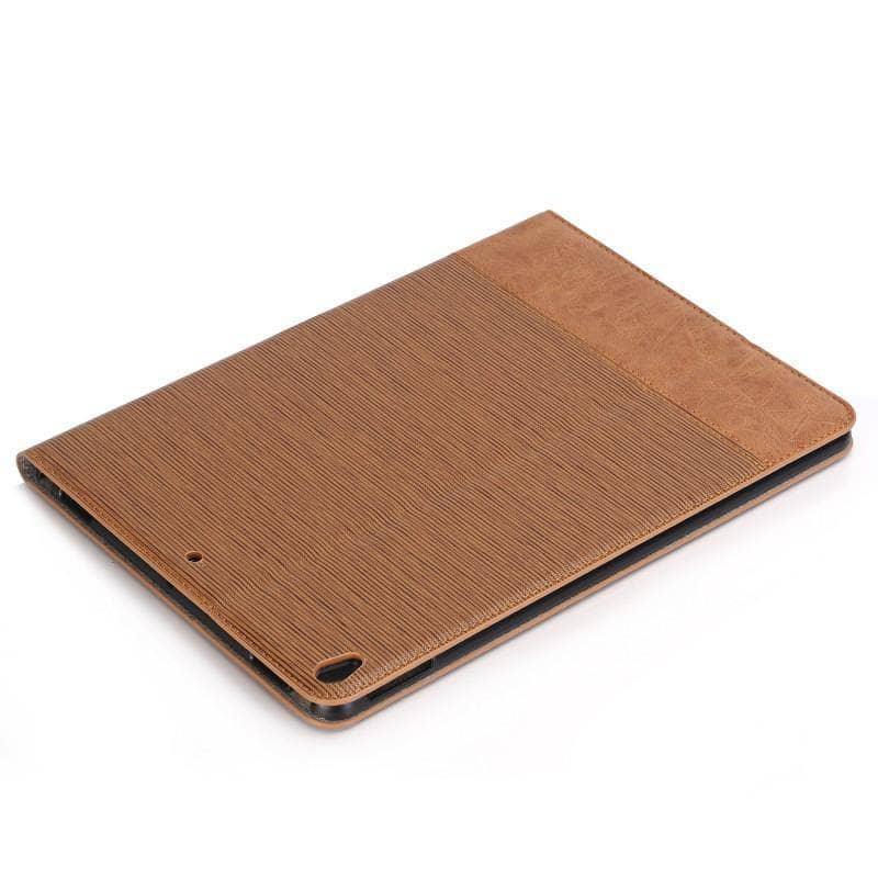 Premium Leather Look Cross Pattern Case iPad Air 3 2019 Smart Sleep Awake - CaseBuddy