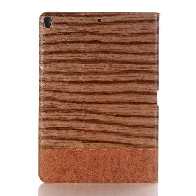 Premium Leather Look Cross Pattern Case iPad Air 3 2019 Smart Sleep Awake - CaseBuddy