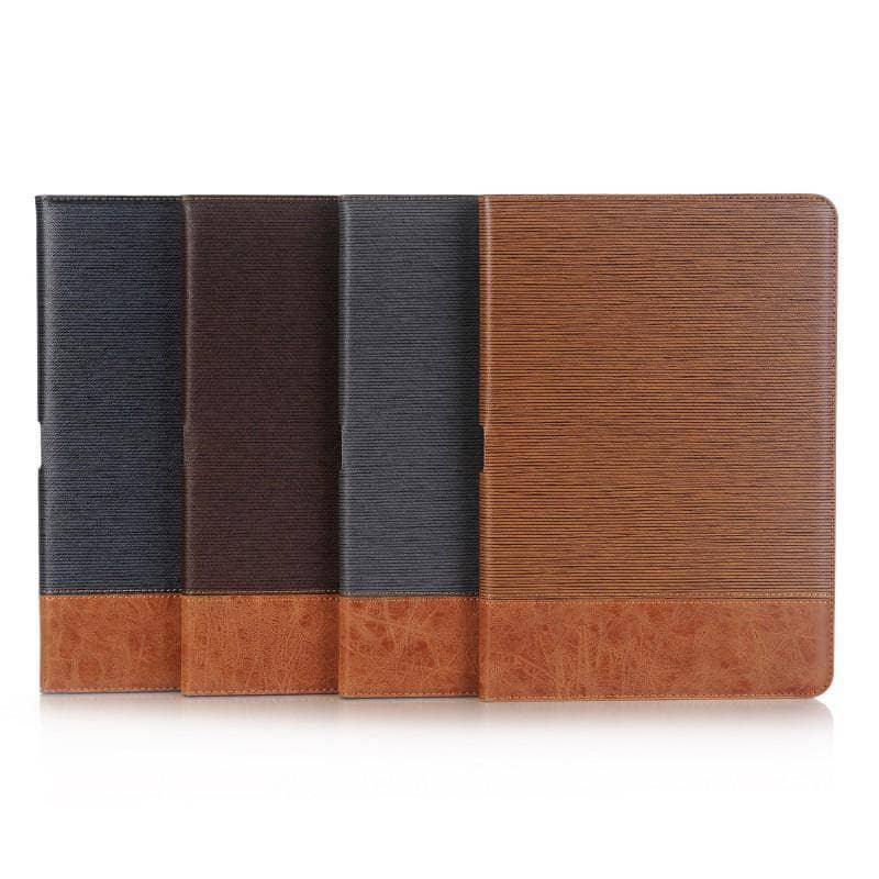 Premium Leather Look Cross Pattern Case iPad Air 3 2019 Smart Sleep Awake - CaseBuddy