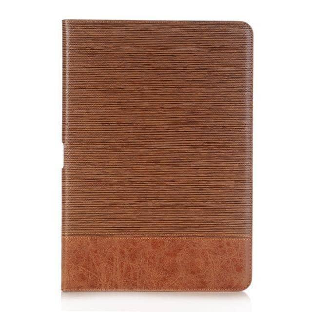 Premium Leather Look Cross Pattern Case iPad Air 3 2019 Smart Sleep Awake - CaseBuddy