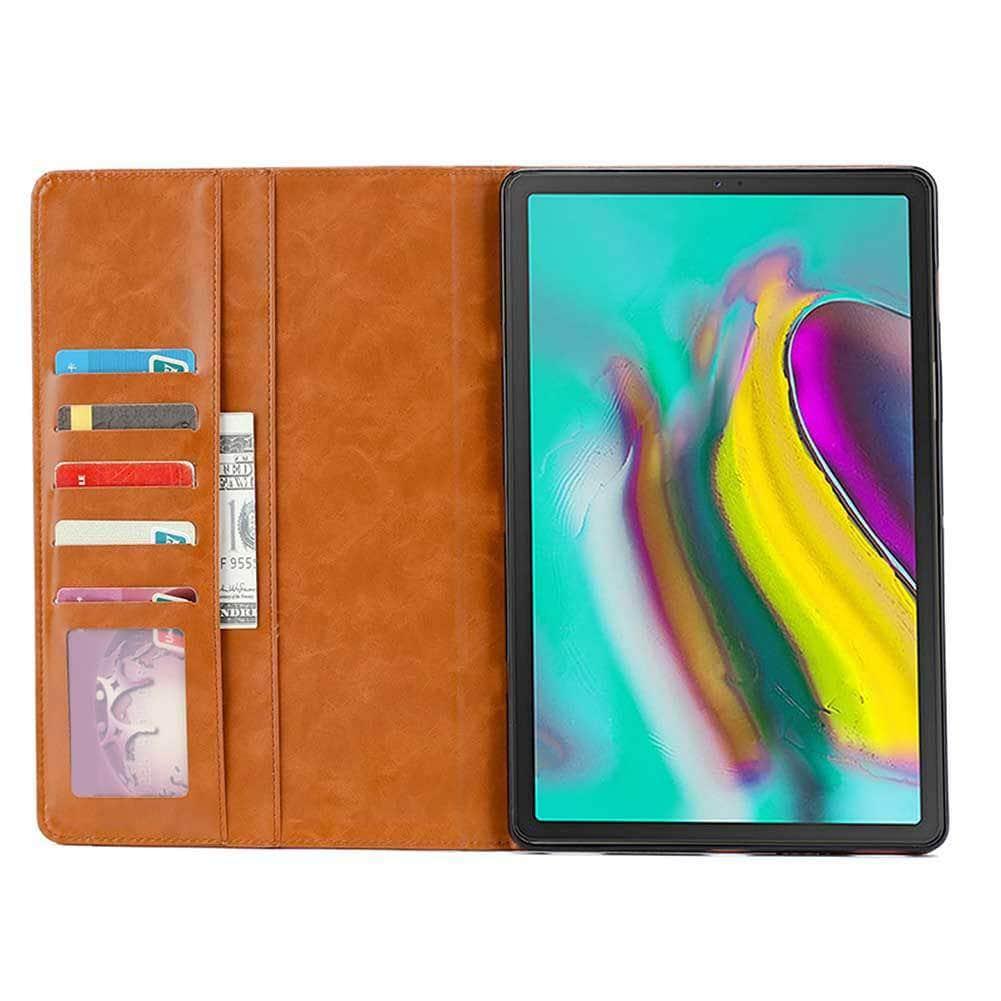 PU Leather Flip Stand Samsung Galaxy Tab A 8.0 2019 S-Pen SM-T290 SM-T295 Lightweight Card Slot Case - CaseBuddy