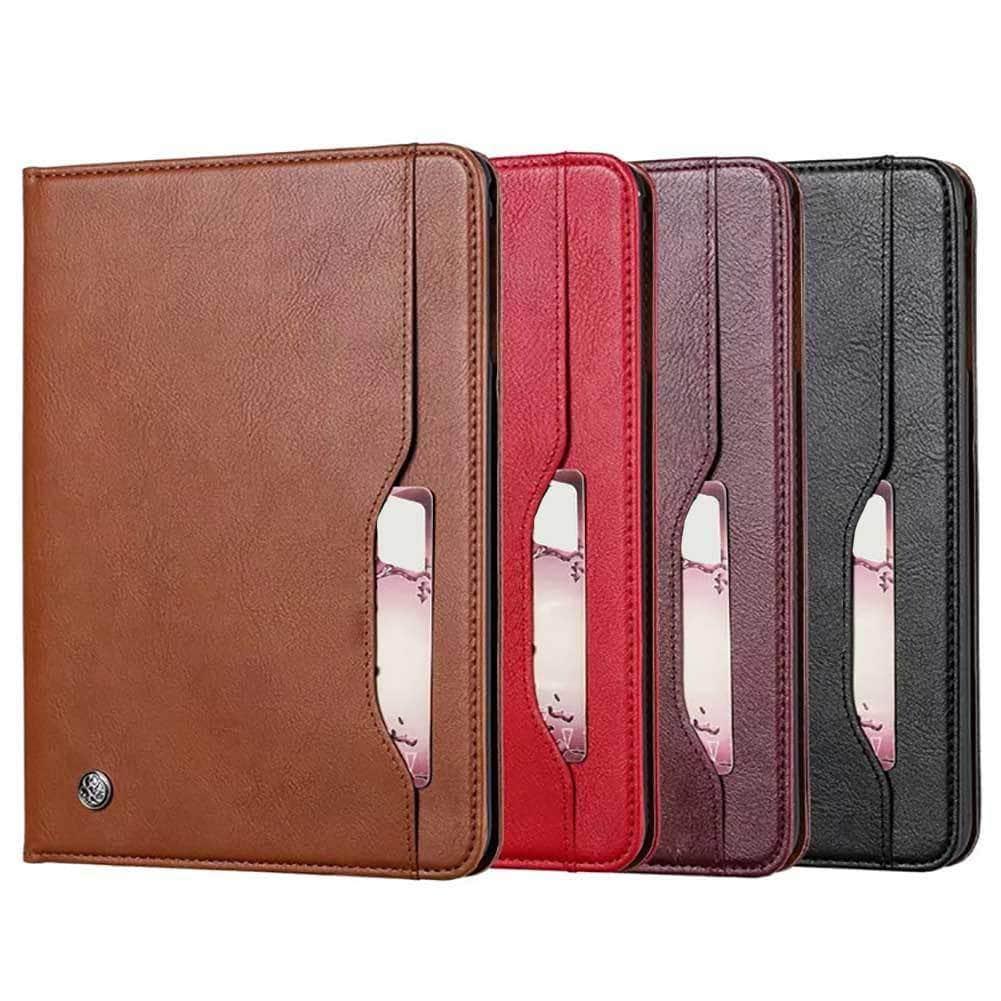 PU Leather Flip Stand Samsung Galaxy Tab A 8.0 2019 S-Pen SM-T290 SM-T295 Lightweight Card Slot Case - CaseBuddy