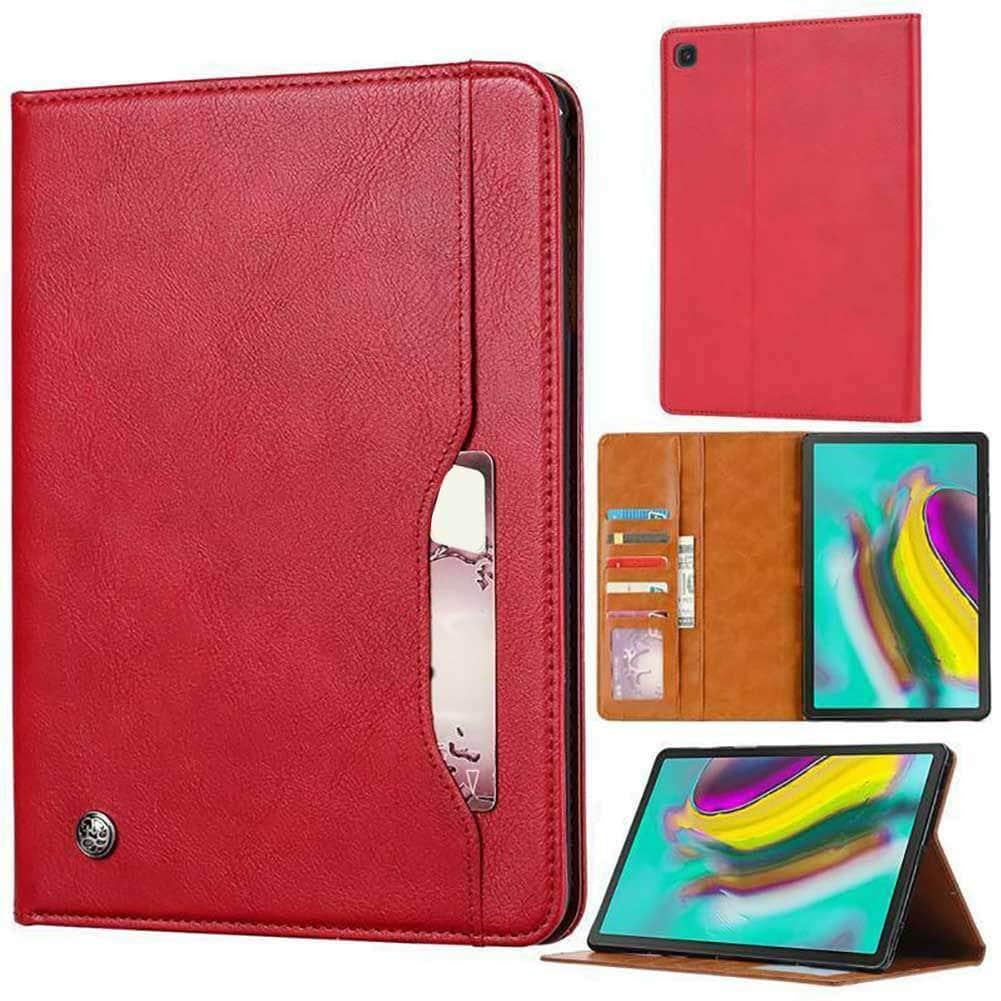 PU Leather Flip Stand Samsung Galaxy Tab A 8.0 2019 S-Pen SM-T290 SM-T295 Lightweight Card Slot Case - CaseBuddy