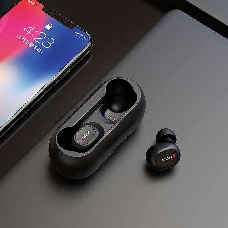 QCY QS1 T1C Mini Dual V5.0 Bluetooth Earphones True Wireless Headsets 3D Stereo Sound - CaseBuddy